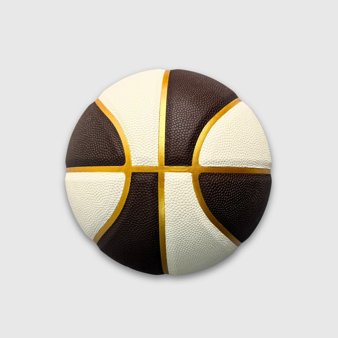 Cream / Brown Leather Basketball - MODEST VINTAGE PLAYER LTD