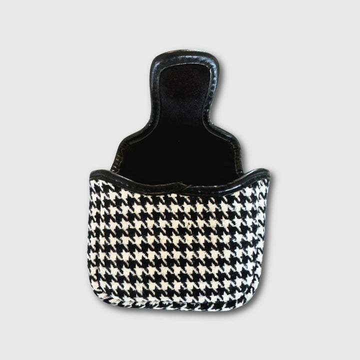 Houndstooth Golf Putter Cover (Mallet) - MODEST VINTAGE PLAYER LTD
