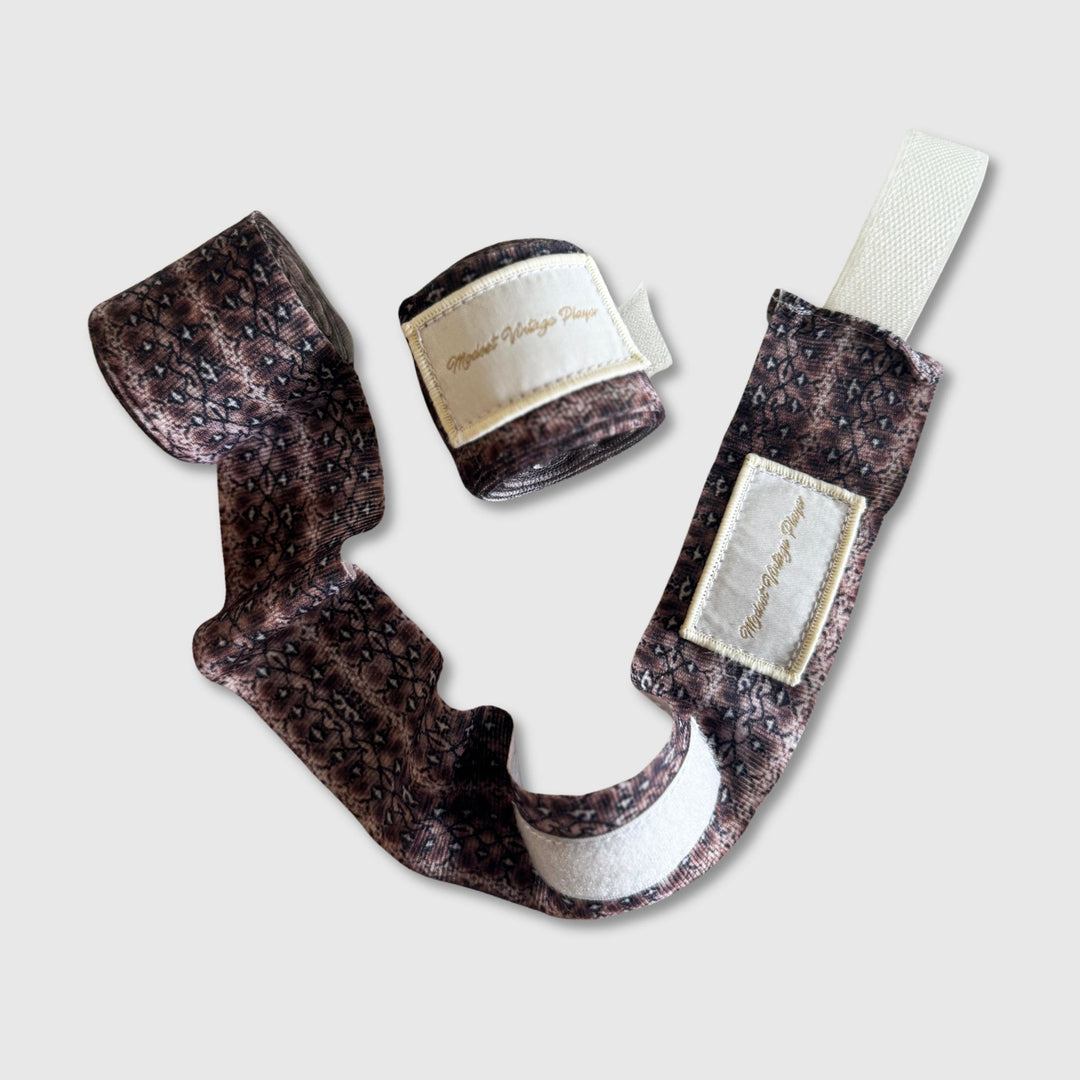 PRO Snake Skin Print Boxing Hand Wraps (2 Pack) - MODEST VINTAGE PLAYER LTD