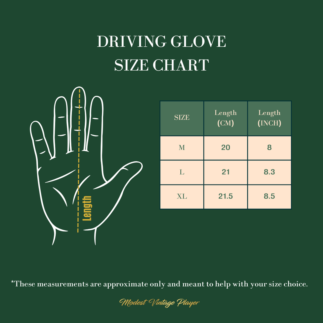 Crochet Knit Leather Driving Gloves - Brown - MODEST VINTAGE PLAYER LTD