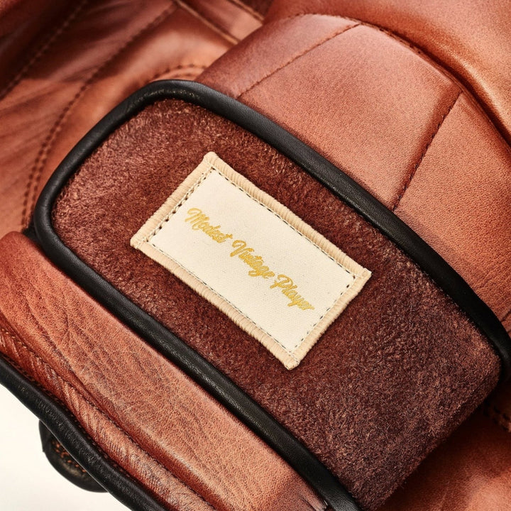 Elite Heritage Brown Leather Boxing Gloves (Strap Up) - MODEST VINTAGE PLAYER LTD