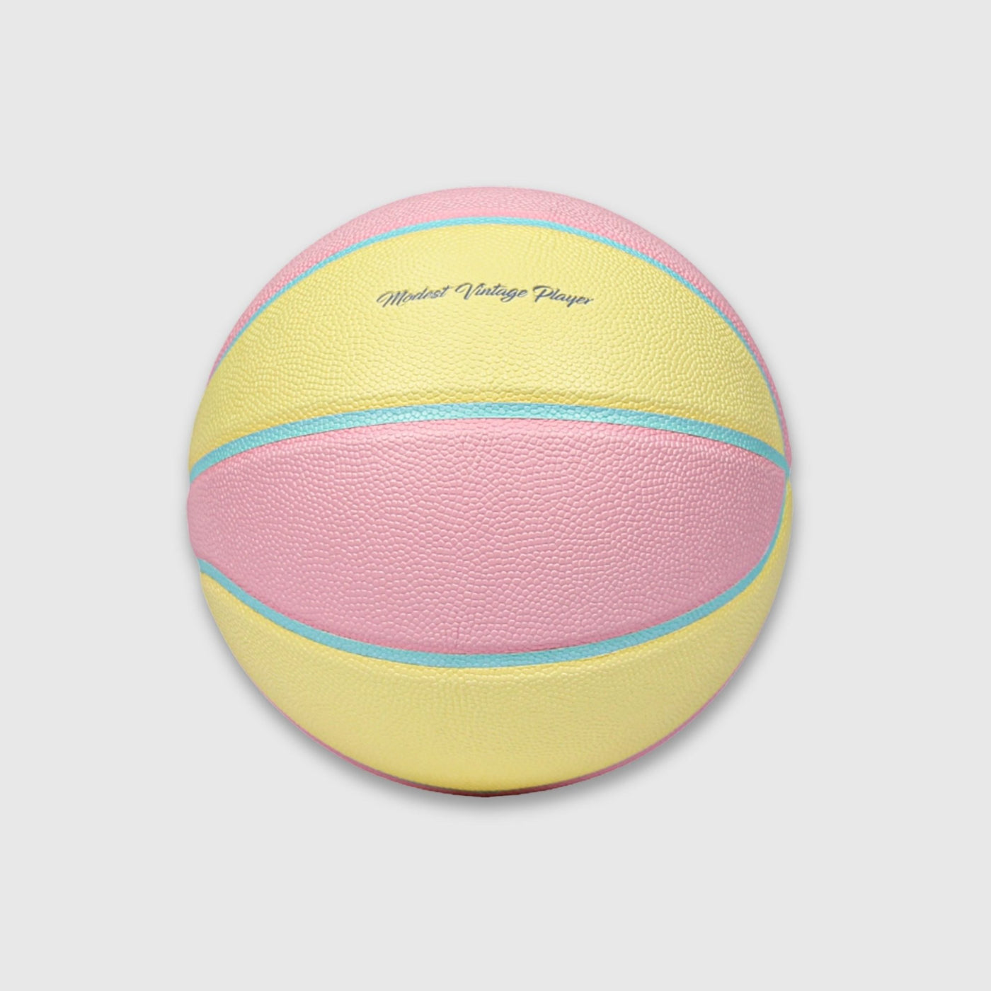 Pastel Leather Basketball - Yellow - MODEST VINTAGE PLAYER LTD