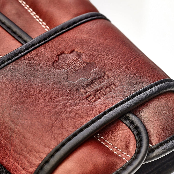 PRO Snake Skin Leather Boxing Gloves (Strap Up) Limited Edition - MODEST VINTAGE PLAYER LTD