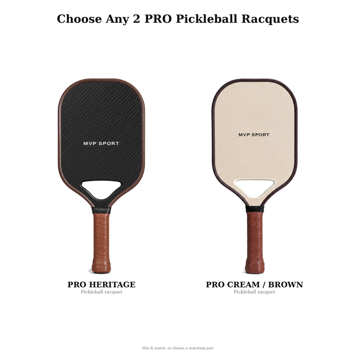 The Pickleball Pair — choose any two PRO pickleball racquets