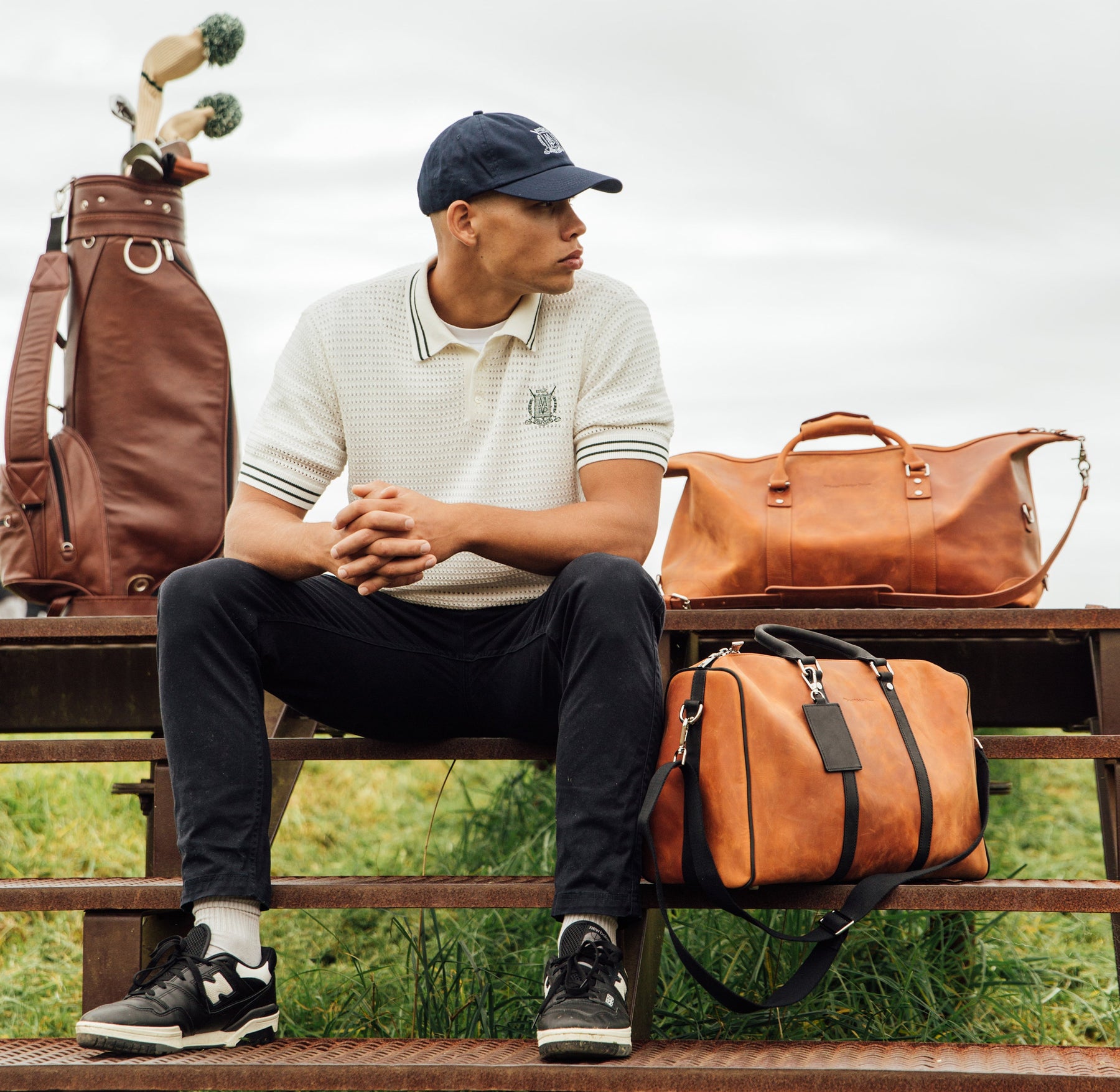 Designer Handcrafted Brown Leather Golf Bag  Vintage Inspired – MODEST  VINTAGE PLAYER LTD