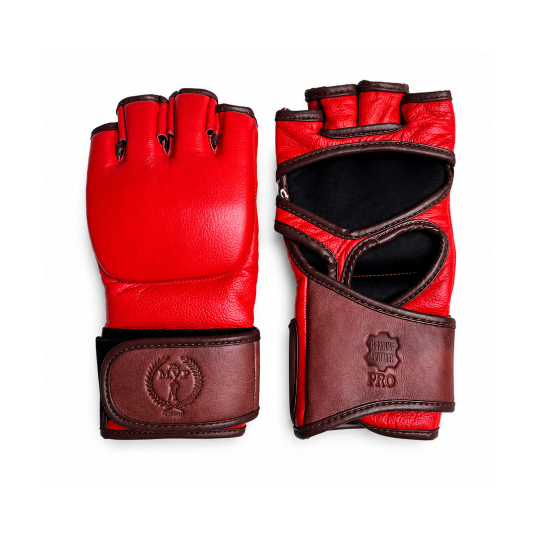 Street Fighter Classic red/brown MMA gloves