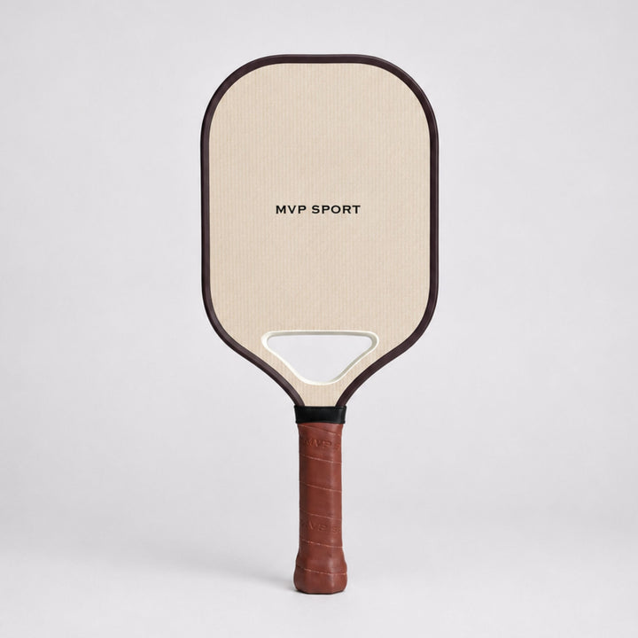 PRO Cream / Brown Pickleball Racquet