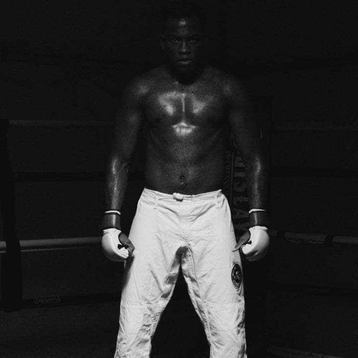 PRO Cream / Brown 'Purist' Leather MMA Gloves