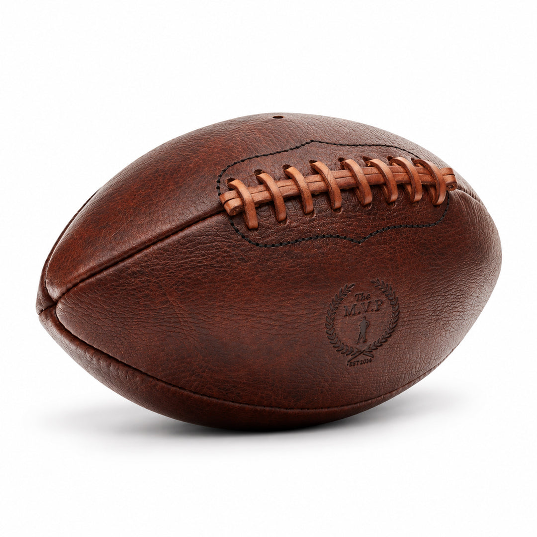 RETRO Heritage Brown Leather Football