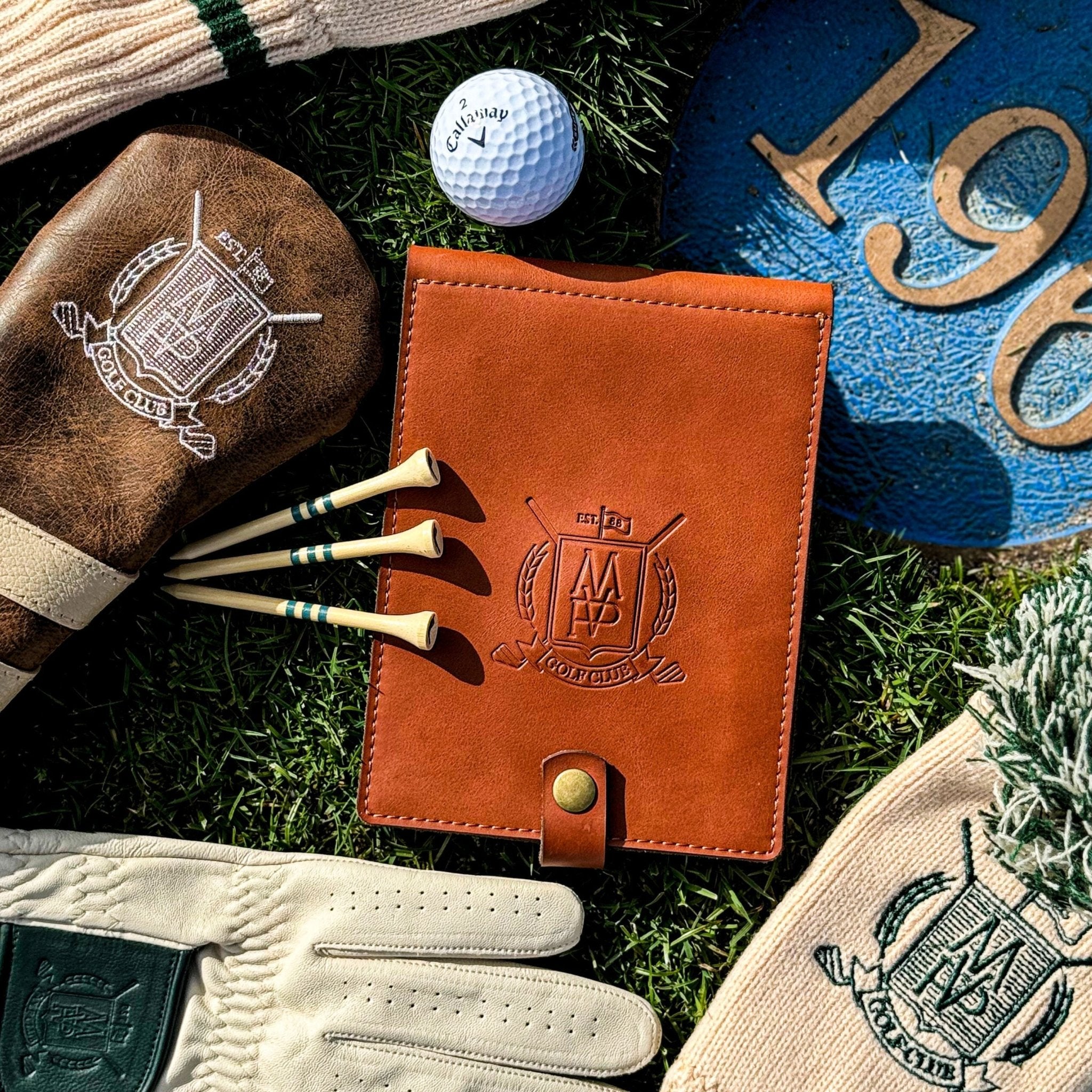 Designer Vintage Tan Leather Golf Glove | MVP – MODEST VINTAGE