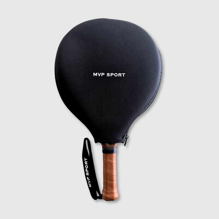 PRO Cream / Brown Padel Racquet - MODEST VINTAGE PLAYER LTD