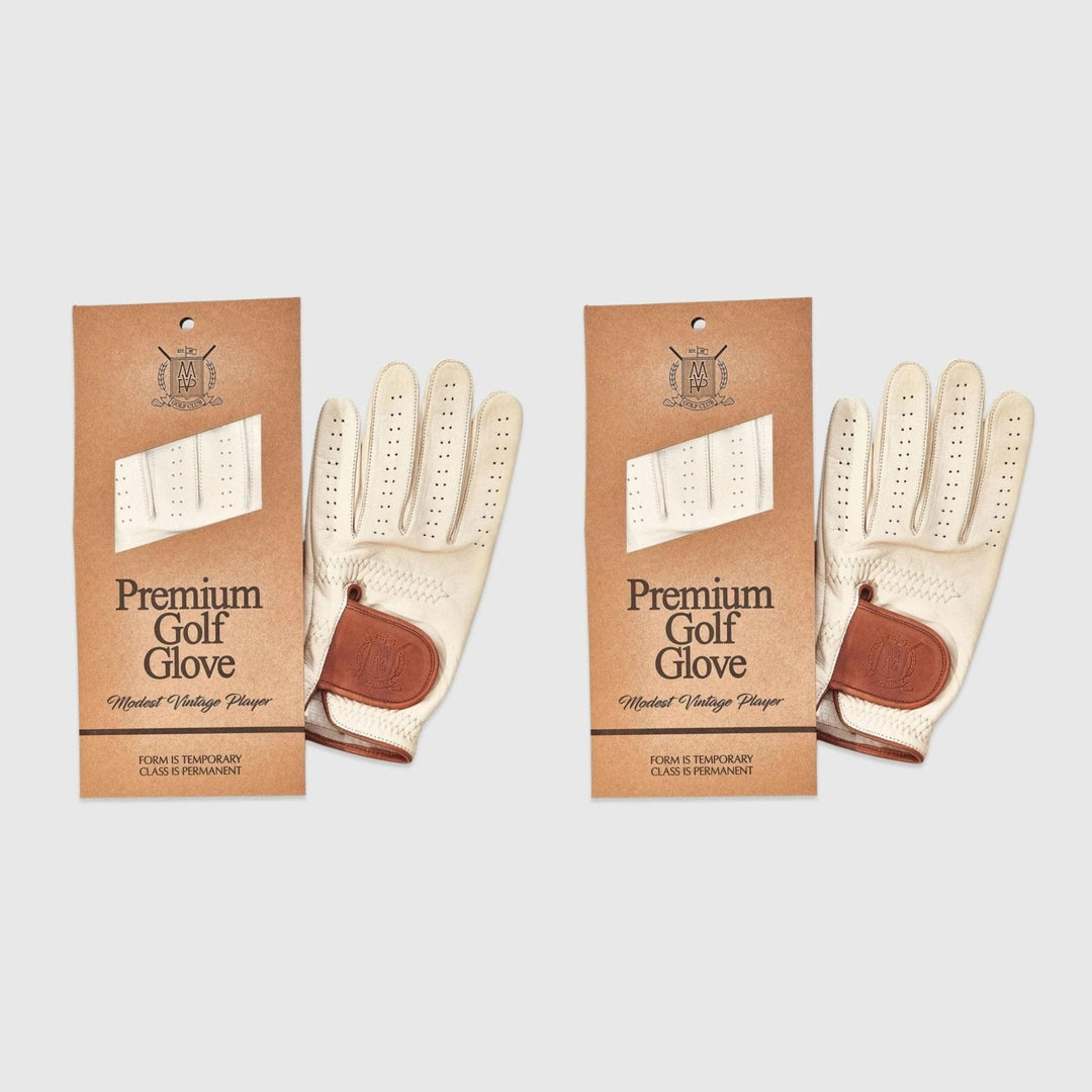 PRO Cream Cabretta Leather Golf Gloves (2 Pack), one of the choices in The Glove Drawer