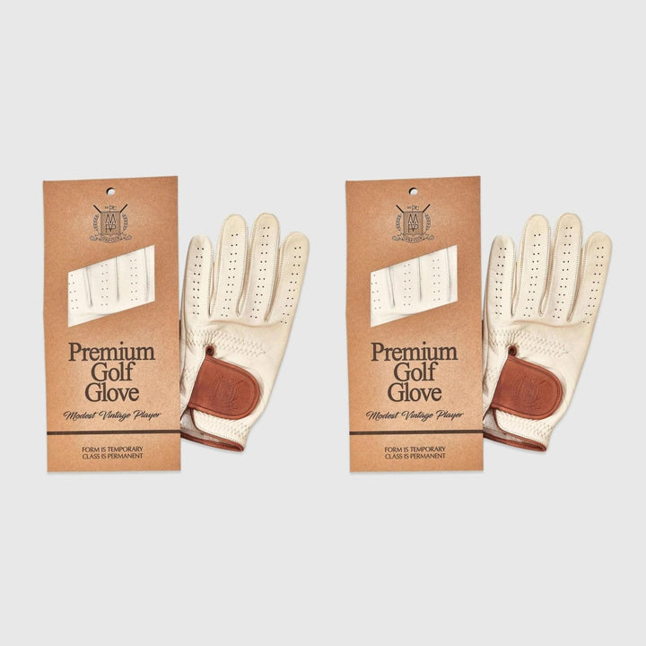 PRO Cream Cabretta Leather Golf Gloves (2 Pack), one of the choices in The Glove Drawer