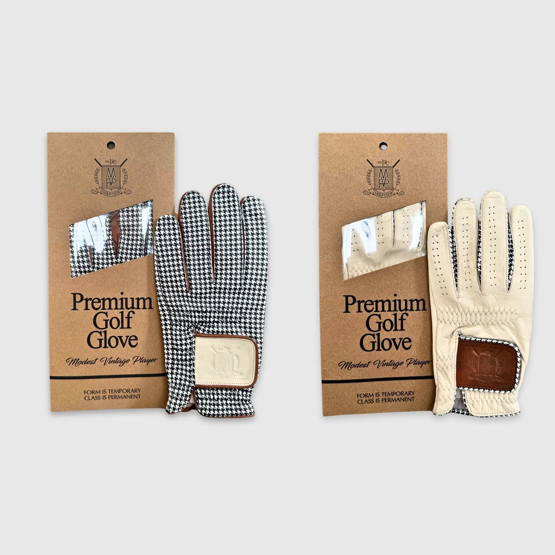 PRO Houndstooth Cabretta Leather Golf Gloves - Brown (2 Pack), one of the choices in The Glove Drawer