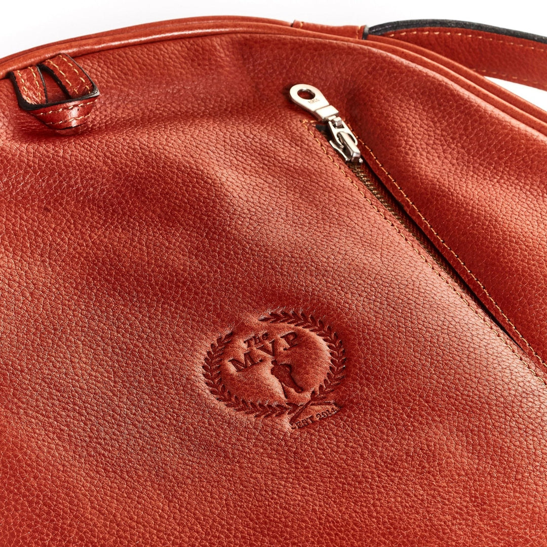 RETRO Heritage Leather Tennis Bag - MODEST VINTAGE PLAYER LTD