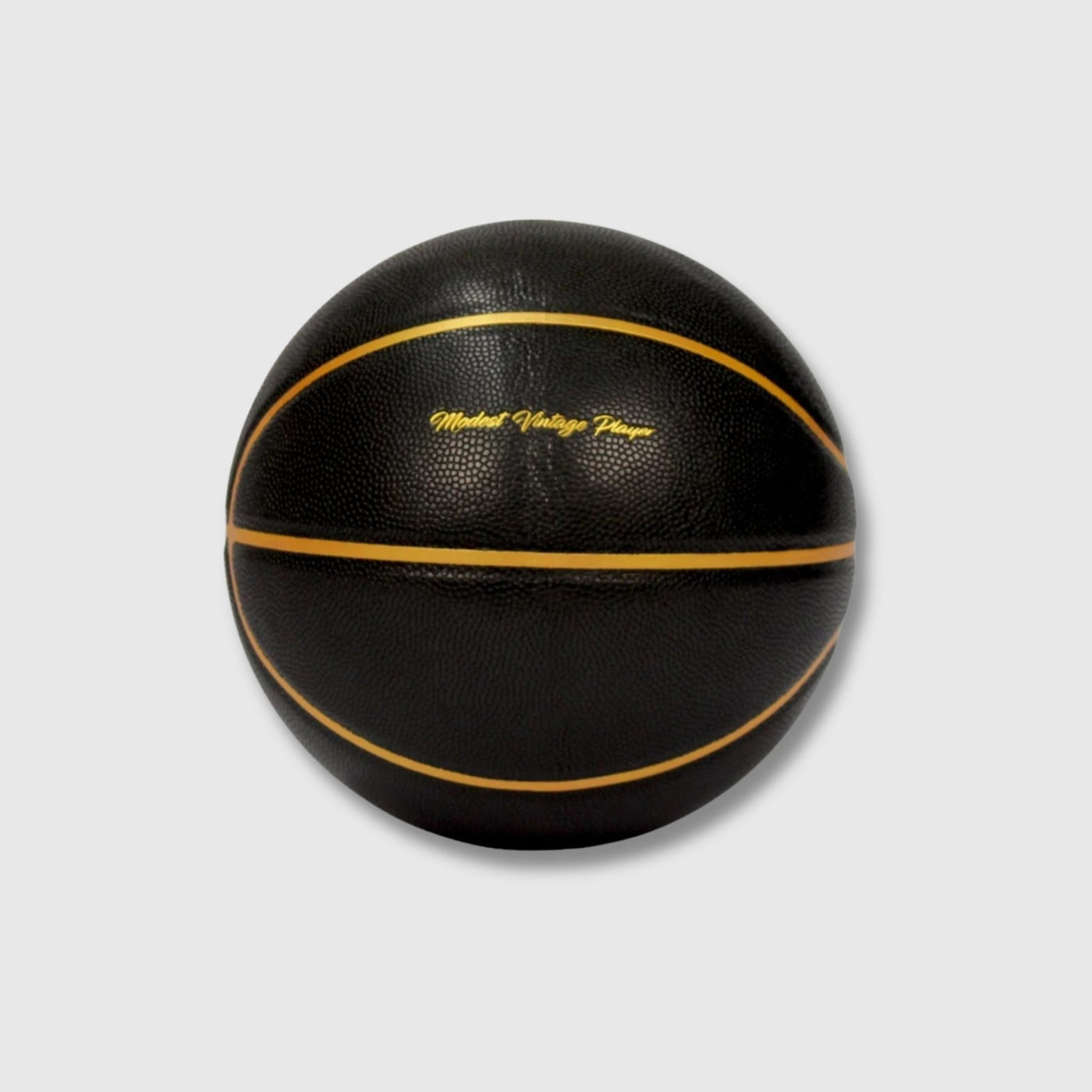 Black / Gold Leather Basketball - Limited Edition - MODEST VINTAGE PLAYER LTD