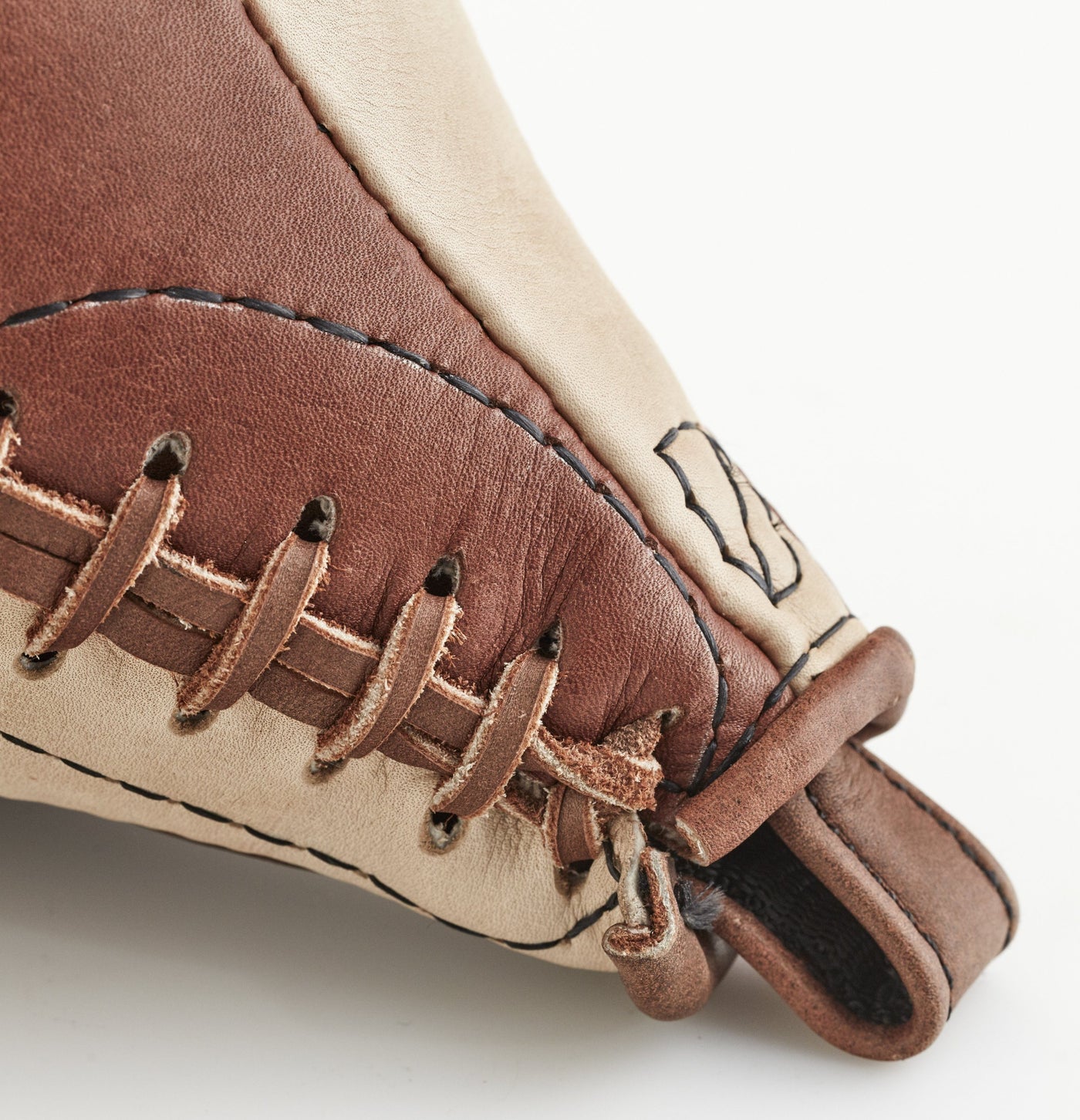 PRO Cream / Brown Leather Boxing Speed Ball