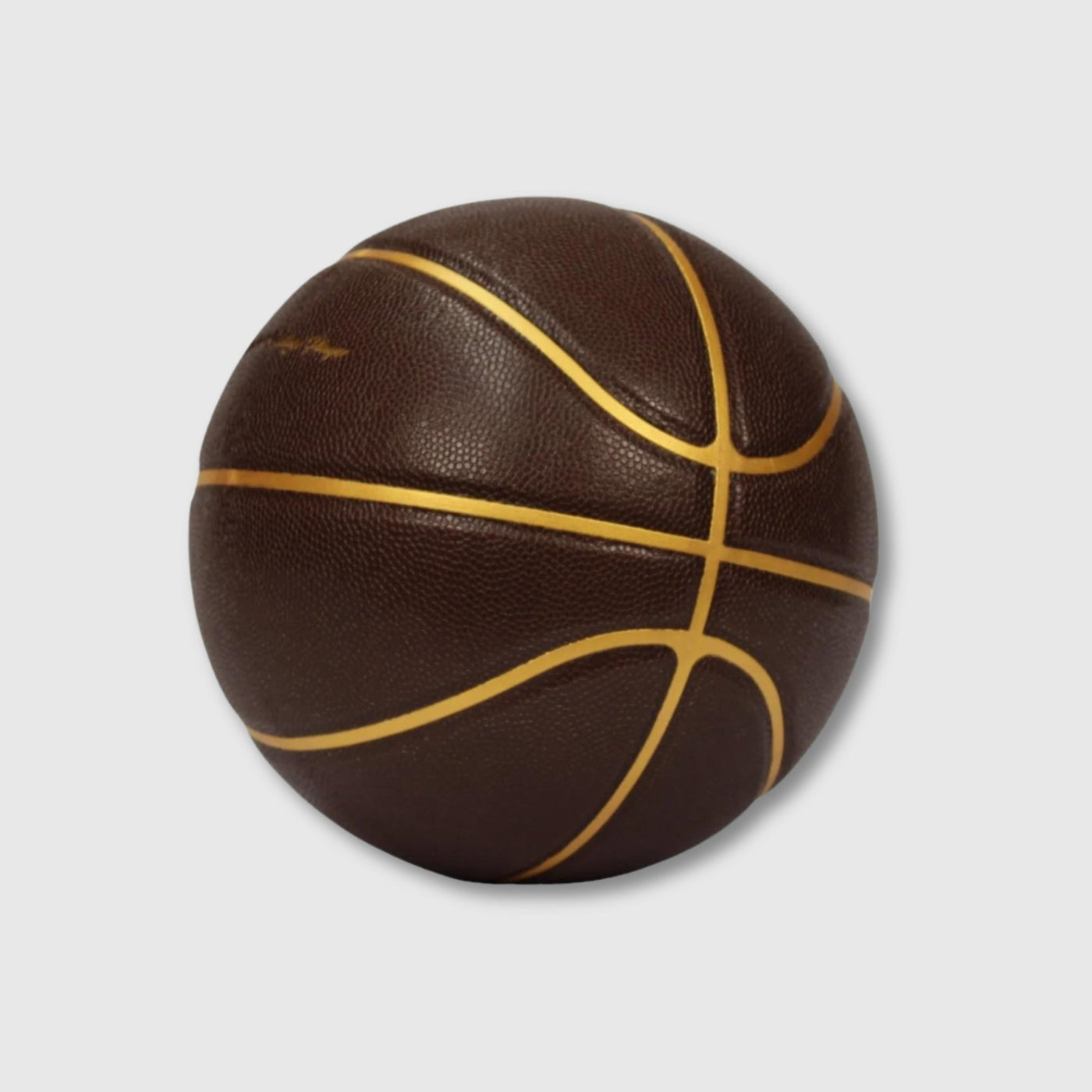 Dark Brown / Gold Leather Basketball - Limited Edition - MODEST VINTAGE PLAYER LTD