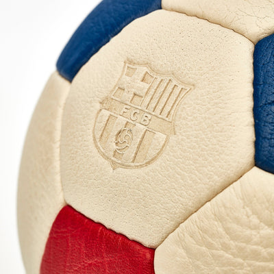 FC Barcelona 32P Leather Soccer Ball - MODEST VINTAGE PLAYER LTD