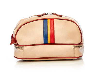 FC Barcelona Leather Dopp Bag - MODEST VINTAGE PLAYER LTD