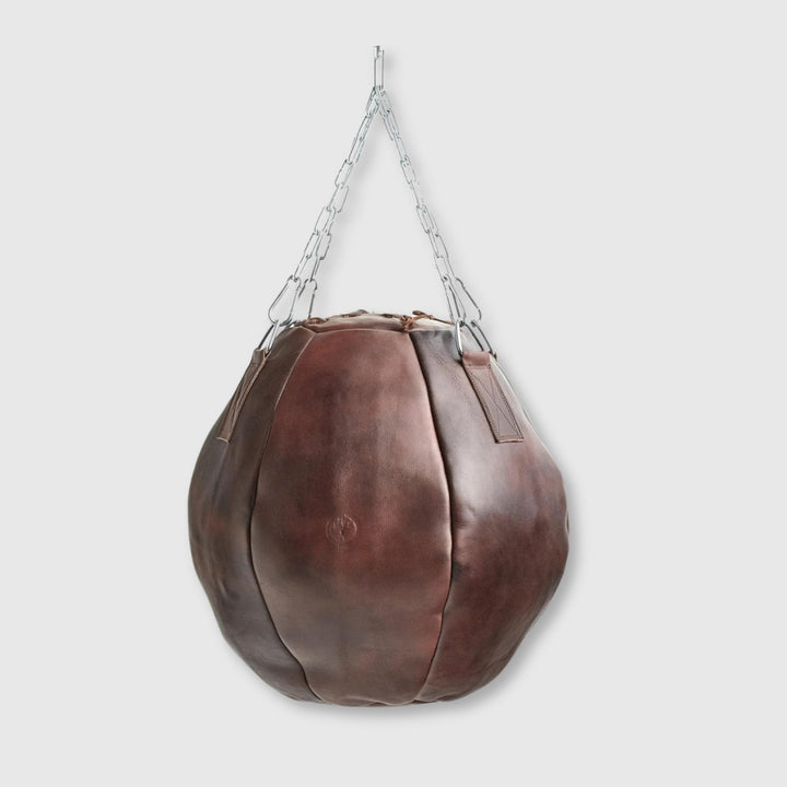 Heritage Brown Leather Wrecking Ball (un-filled) - MODEST VINTAGE PLAYER LTD