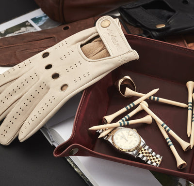 Leather Valet Tray - MODEST VINTAGE PLAYER LTD