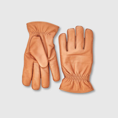 Leather Winter Gloves -Tan - MODEST VINTAGE PLAYER LTD