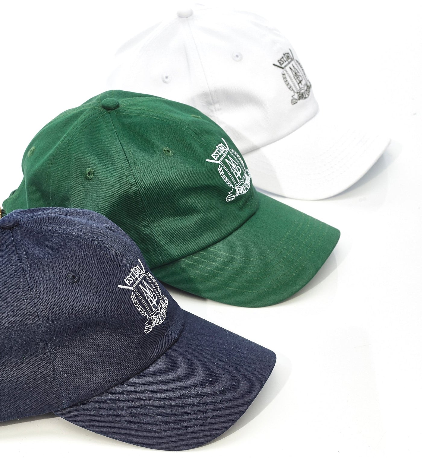 MVP Golf Club Dad Cap - White - MODEST VINTAGE PLAYER LTD