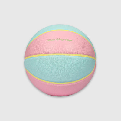 Pastel Leather Basketball - Pink - MODEST VINTAGE PLAYER LTD