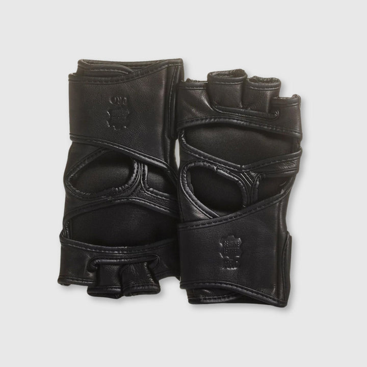 PRO Executive Black Leather MMA Gloves - MODEST VINTAGE PLAYER LTD