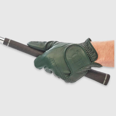 PRO Forest Green Cabretta Leather Golf Gloves (2 Pack) - MODEST VINTAGE PLAYER LTD