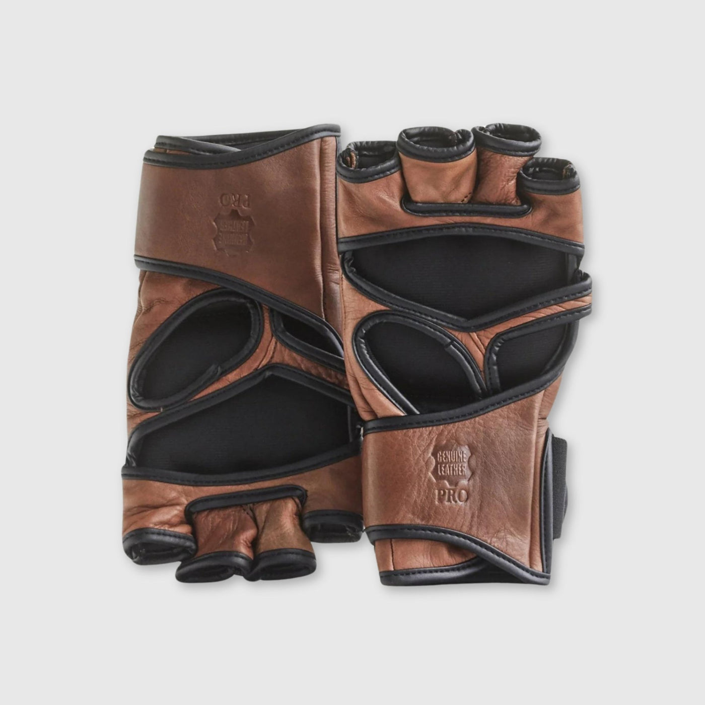 PRO Heritage Brown Leather MMA Gloves - MODEST VINTAGE PLAYER LTD