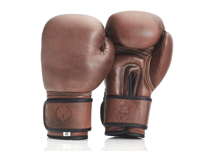 PRO KIDS Heritage Brown Leather Boxing Gloves (Strap Up) - MODEST VINTAGE PLAYER LTD