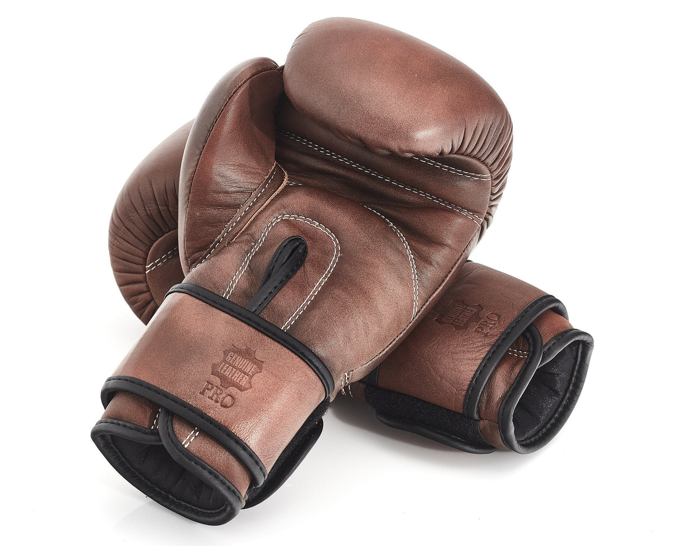 PRO KIDS Heritage Brown Leather Boxing Gloves (Strap Up) - MODEST VINTAGE PLAYER LTD