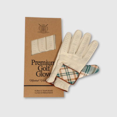PRO Tartan Cabretta Leather Golf Gloves (2 Pack) - MODEST VINTAGE PLAYER LTD