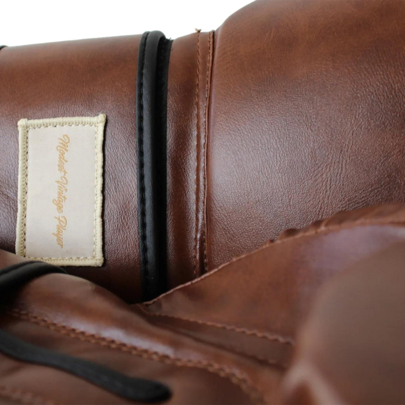 Vegan PRO Heritage Brown Leather Boxing Gloves (Strap Up) - MODEST VINTAGE PLAYER LTD
