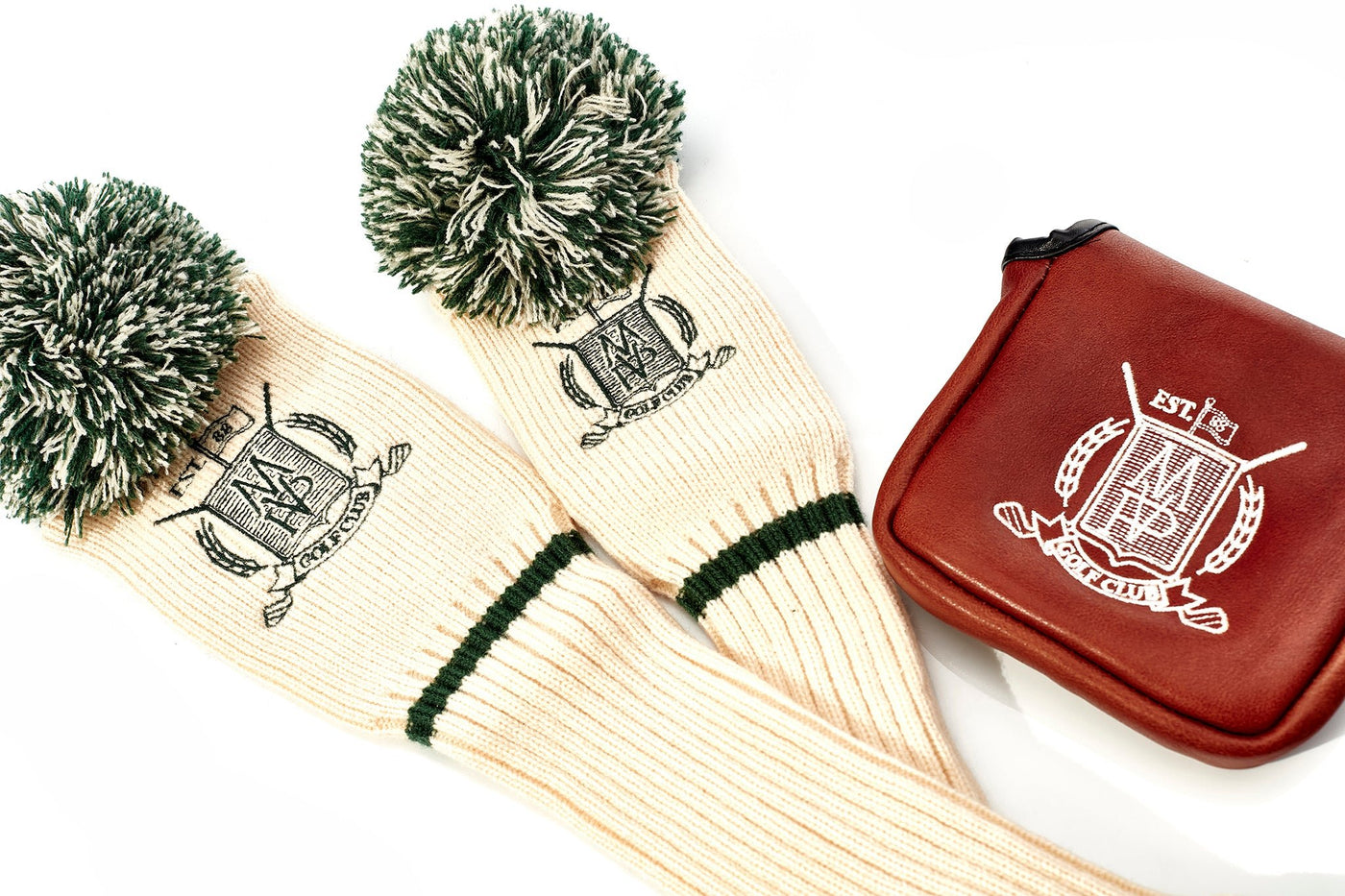 Wool Knit Golf Covers Set - Premium - MODEST VINTAGE PLAYER LTD
